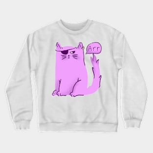 Pirate Cat Crewneck Sweatshirt